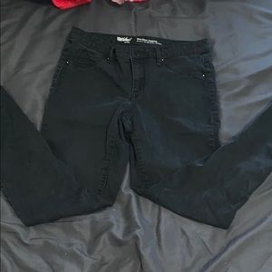 Mid rise denim jeggings